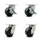 Service Caster 6 Inch Extra Heavy Duty Phenolic Wheel Caster Swivel Locks 2 Brakes SCC, 4PK SCC-KP92S630-PHR-SLB-BSL-2-BSL-2 - alternate 1